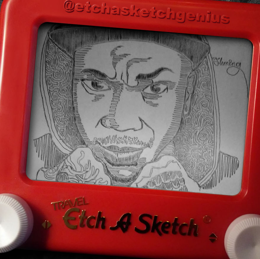 I Etch-A-Sketch My Instagram Followers I Etch-A-Sketch My Instagram Followers