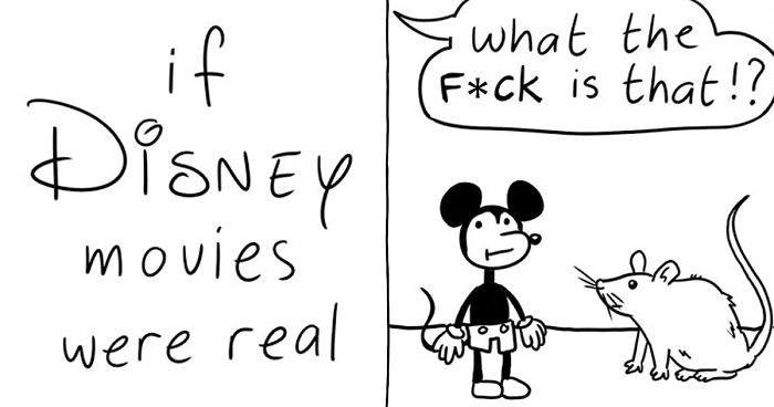 I Turn My Weird Thoughts Into Short Black And White Comics