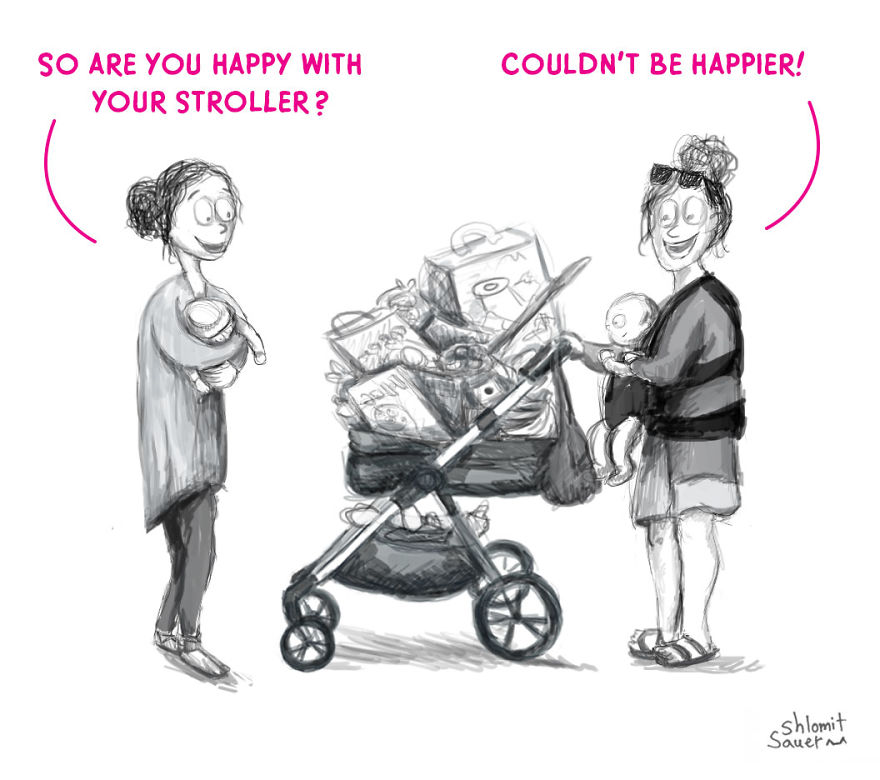 My Tired Mommy - Illustrated Experiences Of A Young Moother