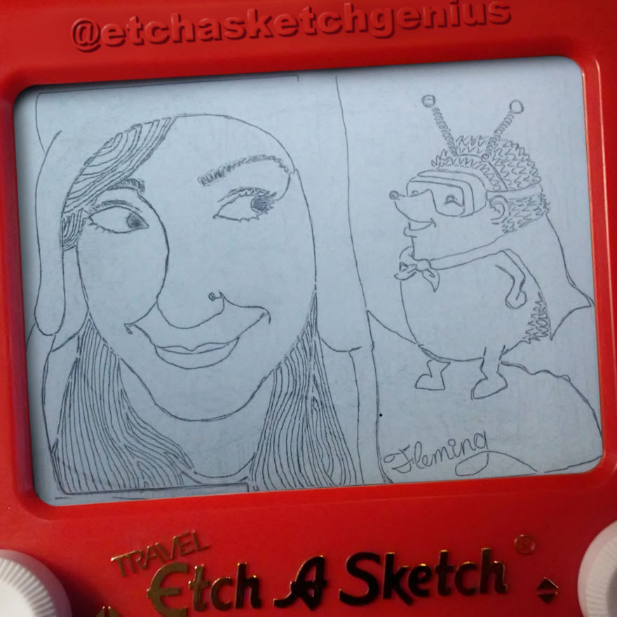 I Etch-A-Sketch My Instagram Followers