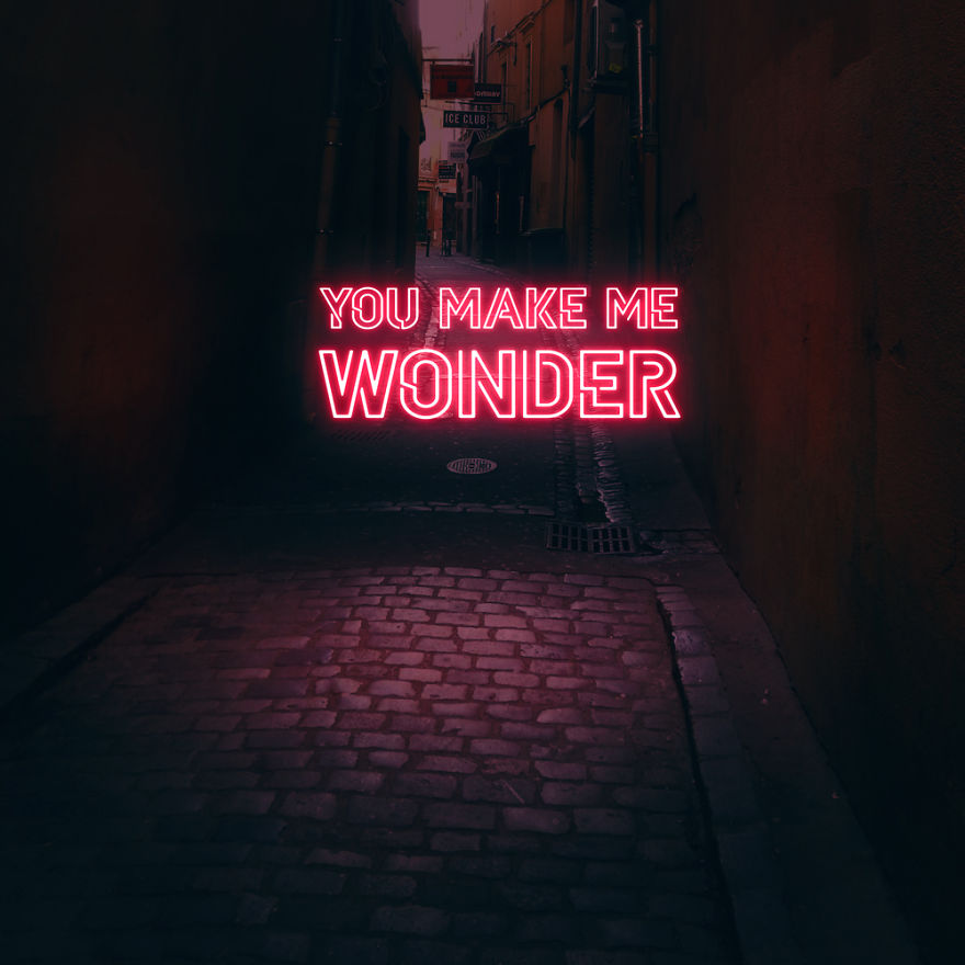 I Create Digital Neon Art