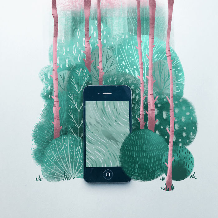 I Draw Around Random Objects I Find On My Work Desk To Create Surreal New Worlds I Draw Around Random Objects I Find On My Work Desk To Create Surreal New Worlds