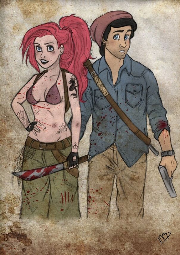 Disney Princesses As Walking Dead