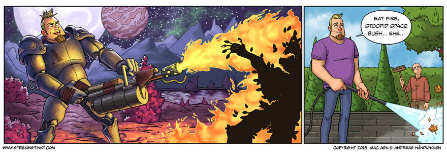 10+ Comicstrips That Illustrates Everyday Situations In Our Life, Through A Lens Of Surrealism.