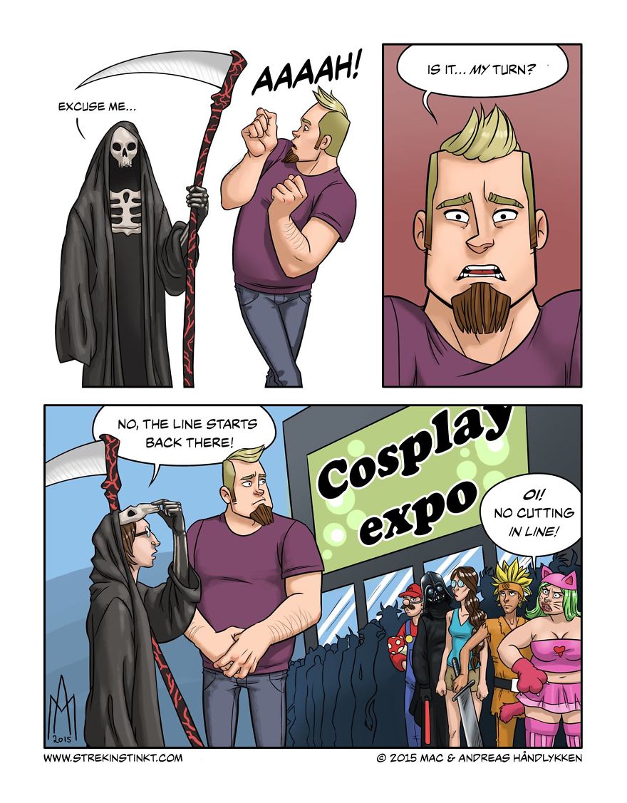 10+ Comicstrips That Illustrates Everyday Situations In Our Life, Through A Lens Of Surrealism.