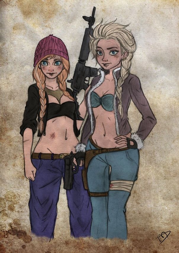 Disney Princesses As Walking Dead