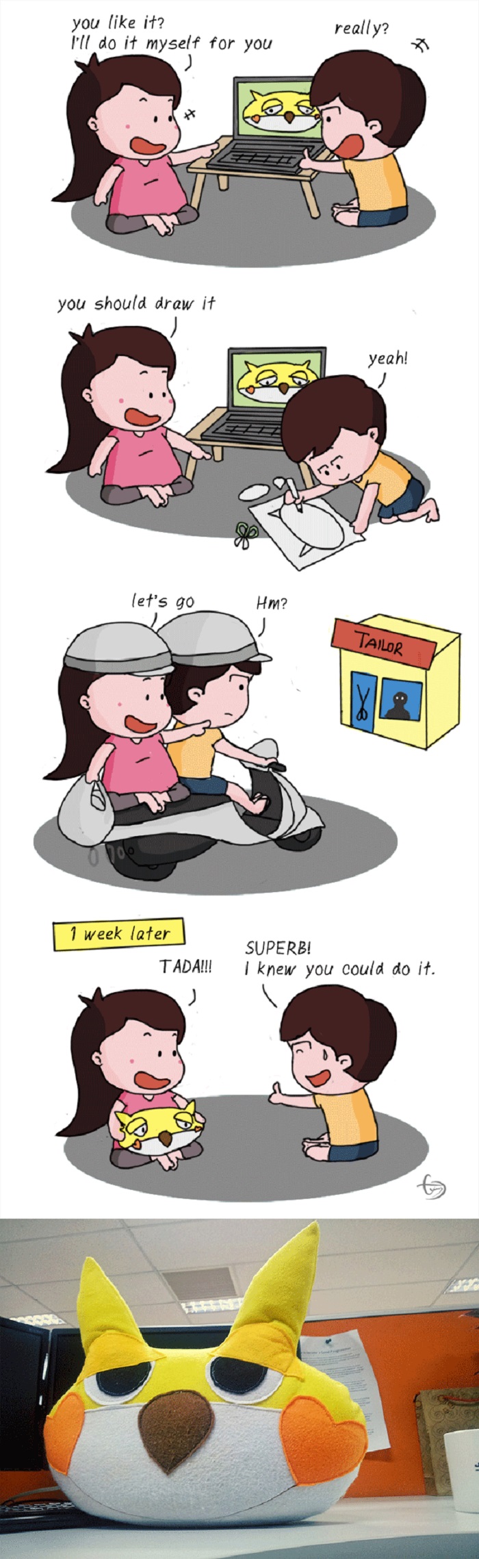 My Wife "Made" It. And I Drew This