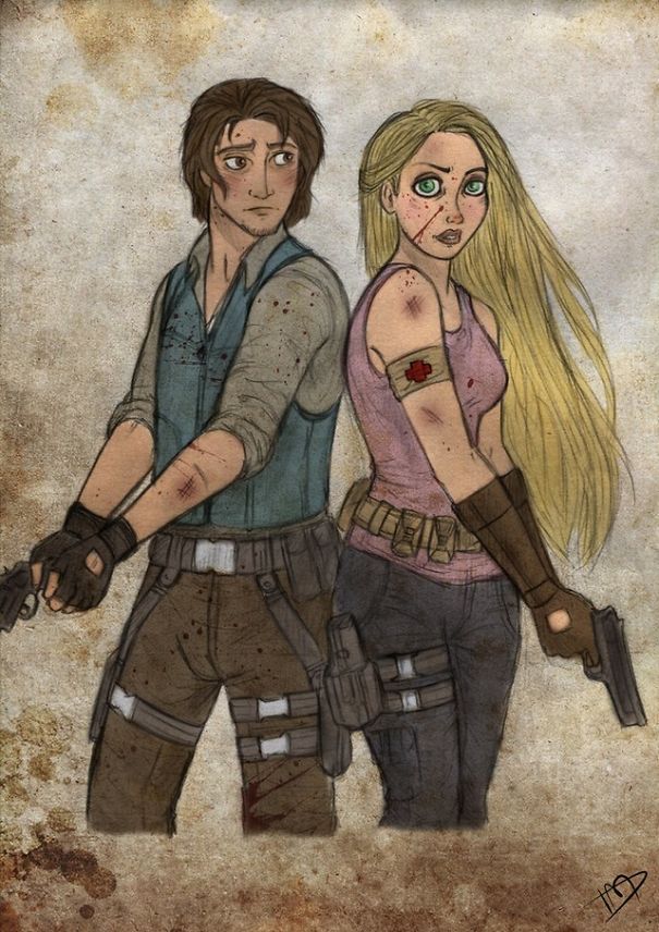 Disney Princesses As Walking Dead
