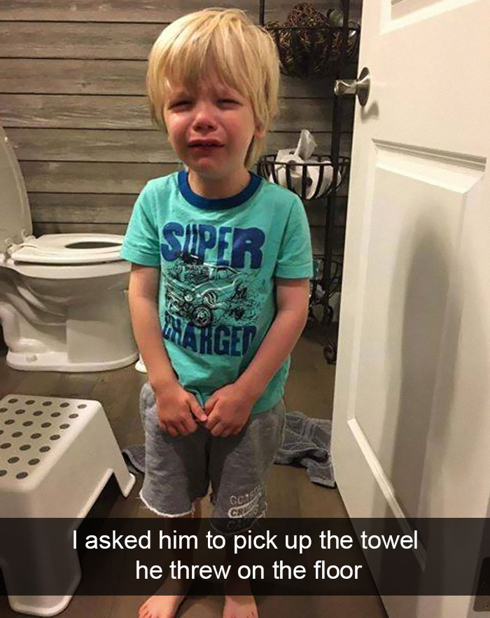 I Asked Him To Pick Up The Towel He Threw On The Floor