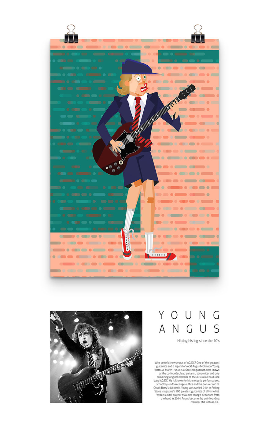 I Illustrated Some Of My Favourite Guitarists