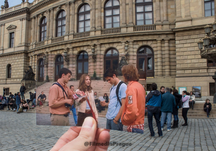 Eurotrip (2004) This Places Supposed To Be Paris In The Movie But In Reality Is In Front Of The Rudolfinum In Prague