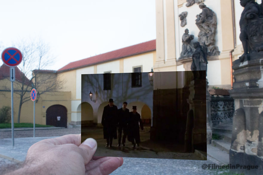 The Trial (1993) A Scene From In Front Of The Loreta Church