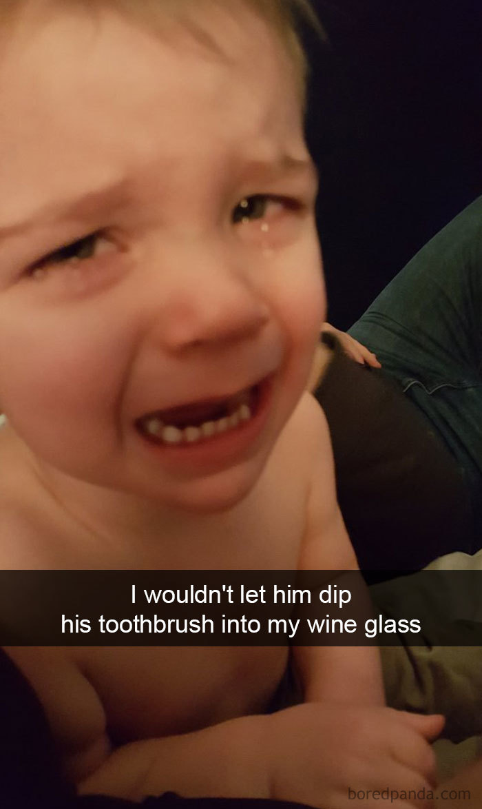 I Wouldn't Let Him Dip His Toothbrush Into My Wine Glass
