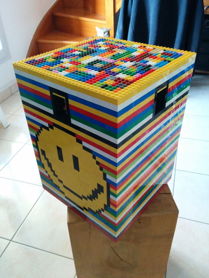 I Made A Lego Seat - 100% Filled With Bricks - It Took Me One Day (And Blisters)