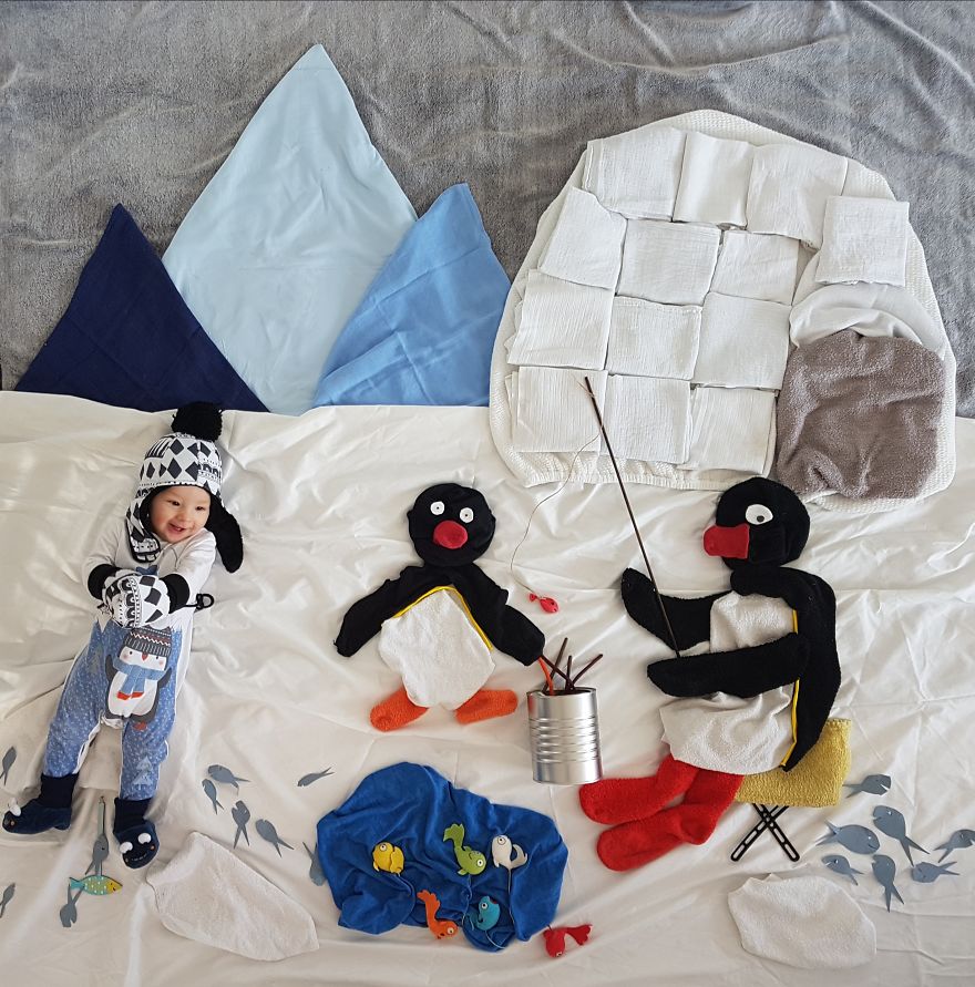 I Turn My Son’s Baby Pics Into Cute Imaginary Adventures I Turn My Son’s Baby Pics Into Cute Imaginary Adventures