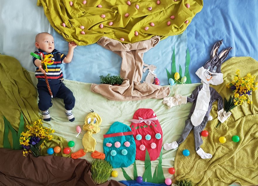 I Turn My Son&rsquo;s Baby Pics Into Cute Imaginary Adventures