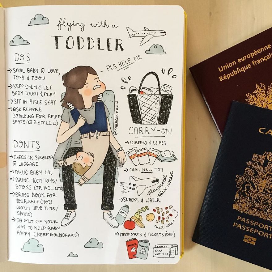 Flying With A Toddler Is A Delicate Balance Of Skill, Patience And Well Planned Carry-Ons