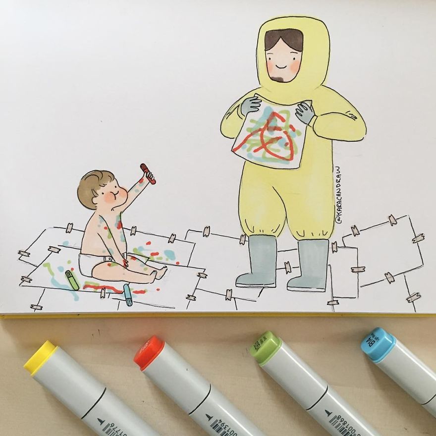 Colouring With A Two-Year-Old Like, "Please Don't Touch Me With That Marker"