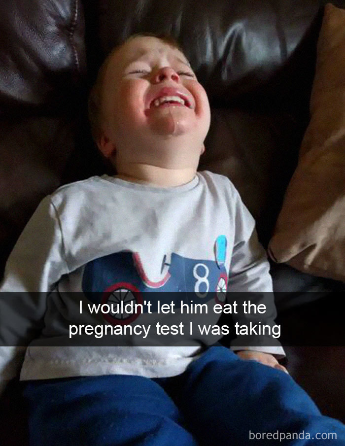 I Wouldn't Let Him Eat The Pregnancy Test I Was Taking