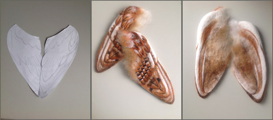 This Owl Never Flies. It Is A Felt Sculpture This Owl Never Flies. It Is A Felt Sculpture