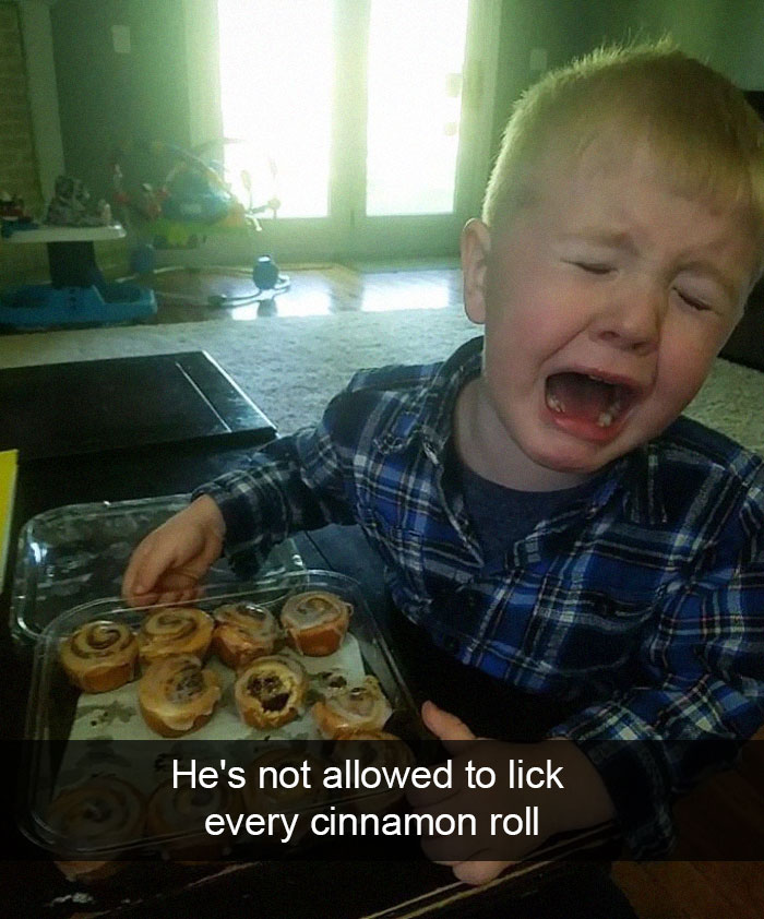 He's Not Allowed To Lick Every Cinnamon Roll