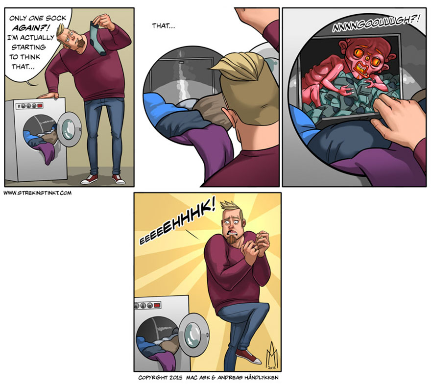 10+ Comicstrips That Illustrates Everyday Situations In Our Life, Through A Lens Of Surrealism.