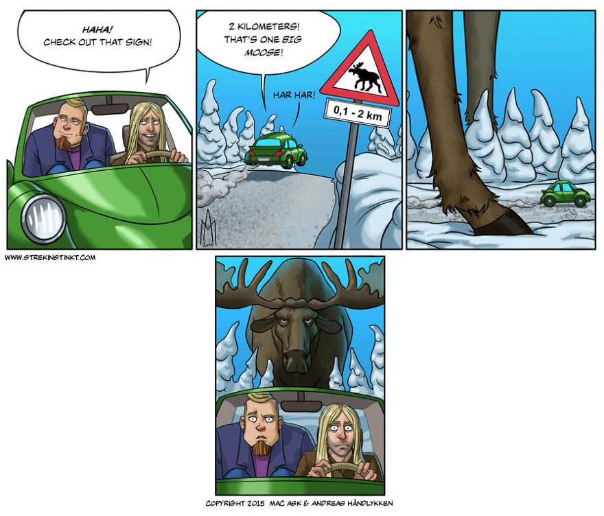 10+ Comicstrips That Illustrates Everyday Situations In Our Life, Through A Lens Of Surrealism.