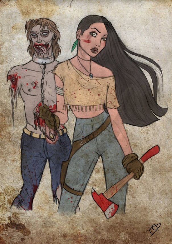 Disney Princesses As Walking Dead