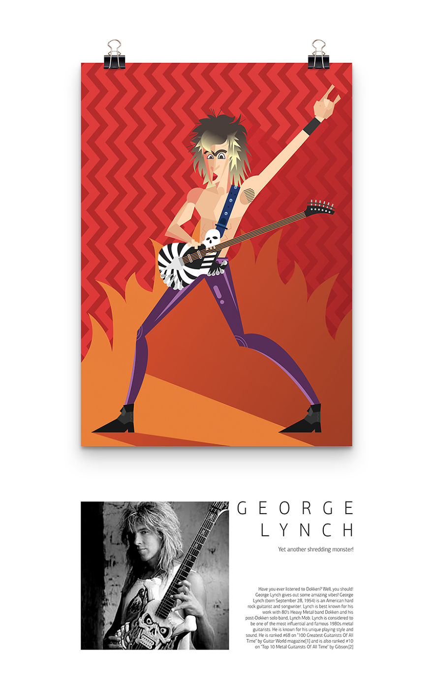 I Illustrated Some Of My Favourite Guitarists