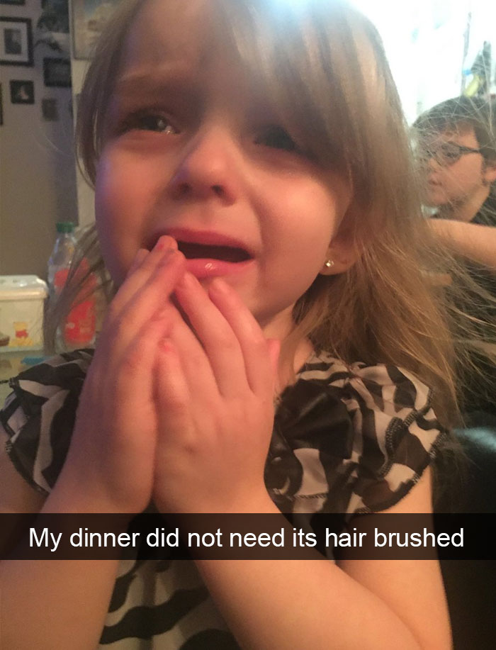 My Dinner Did Not Need Its Hair Brushed