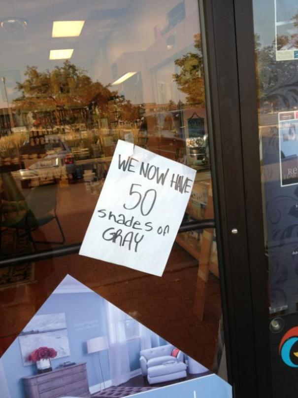 Found On The Door Of A Paint Store