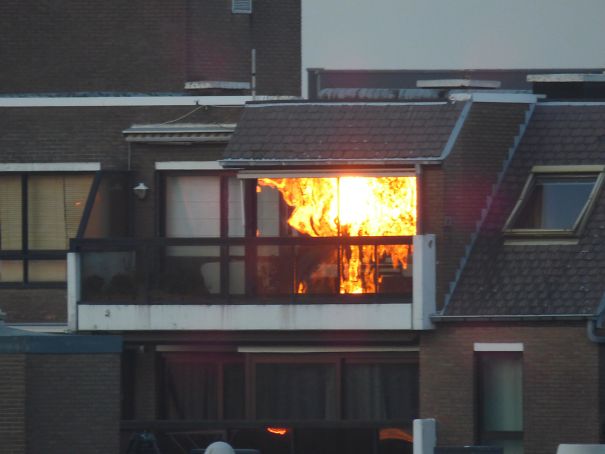 Sunset Reflection Looks Like Demonic Uprising