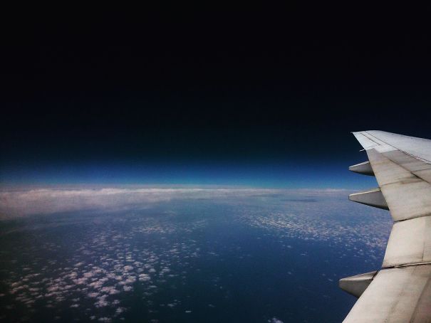 The View From My Plane Looks Like I Left The Atmosphere