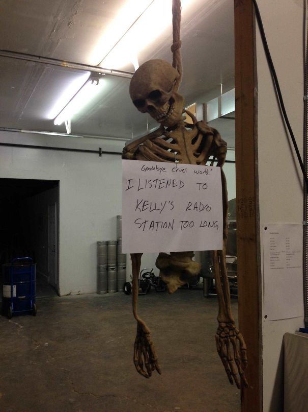 My Boss Decided To Express His Opinion Of My Music Choice This Morning. He Is Not A Very Subtle Man