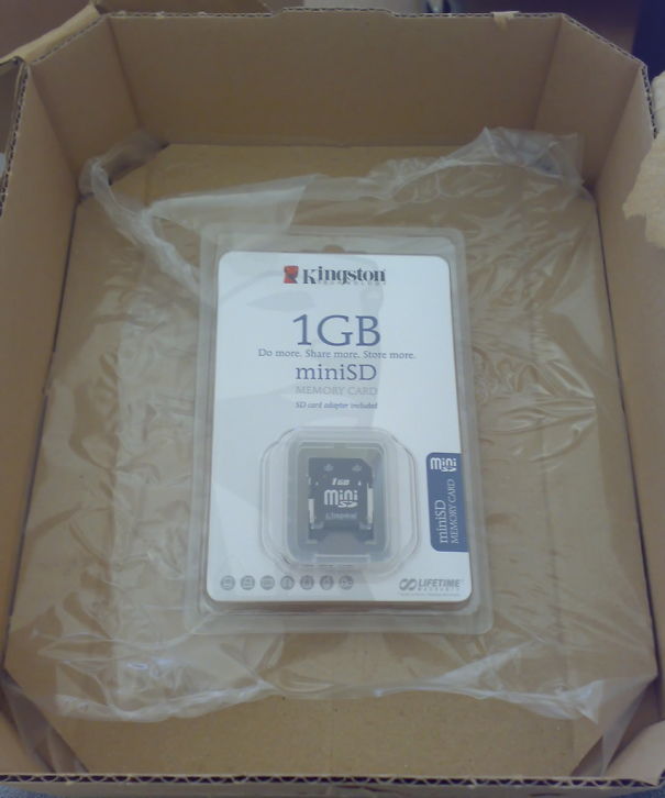 Insanely Wasteful Packaging For A Tiny Memory Card From Dabs.com