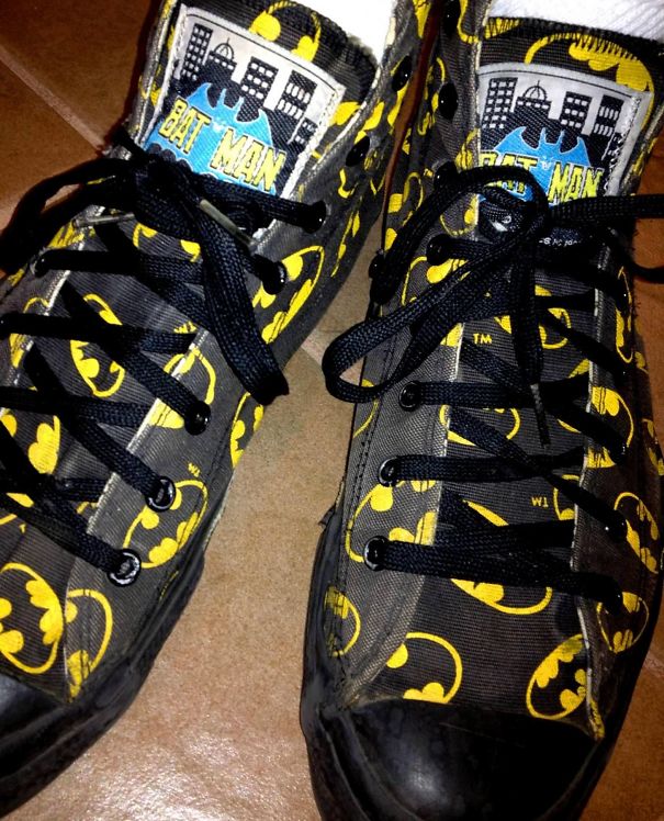 My Best Thrift Store Find - 1989 Batman Converse All Stars