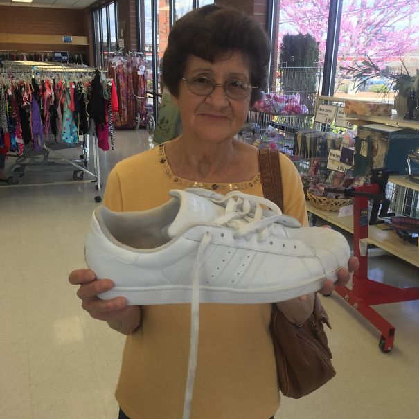My Grandmother Found A Size 20 Shoe At Goodwill