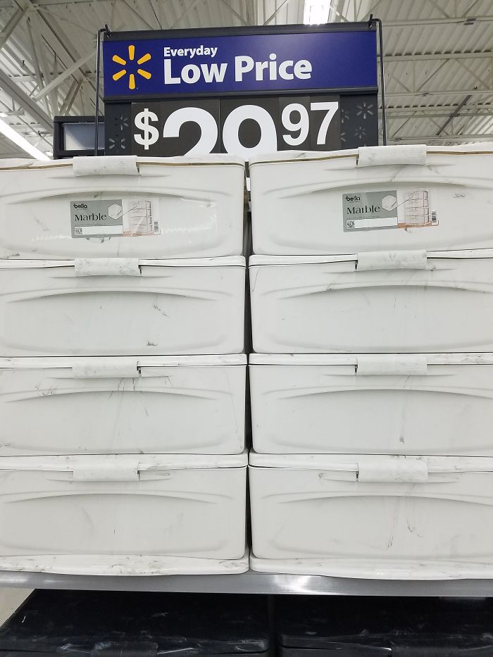 The Style Is Supposed To Be In "Marble", But Instead They Just Look Dirty