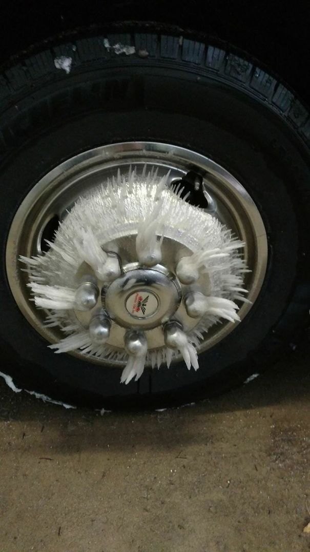 Slushy Roads + Centrifugal Force = Art