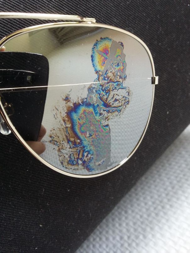 I Stepped On My Glasses, Resulting In An Oil Painting Of An Old Lady Carrying A Basket Of Bread