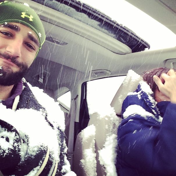 This Is What Happens When Your 2,088 Week Old Mother Loves To Push Buttons In Her New Car