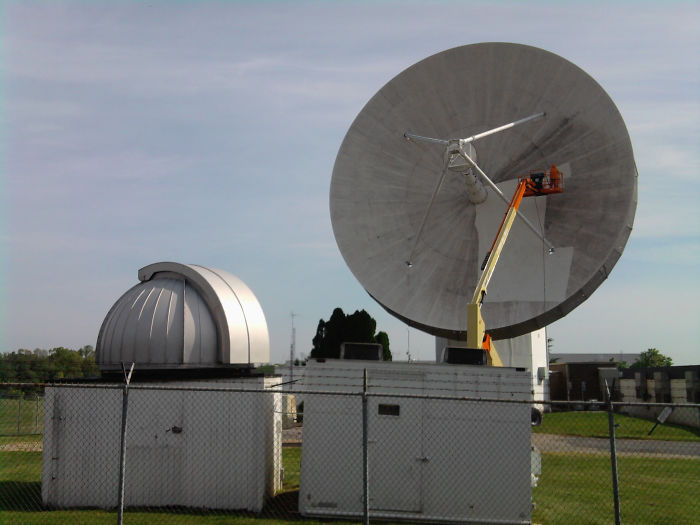60-Foot Satellite Dish Powerwash