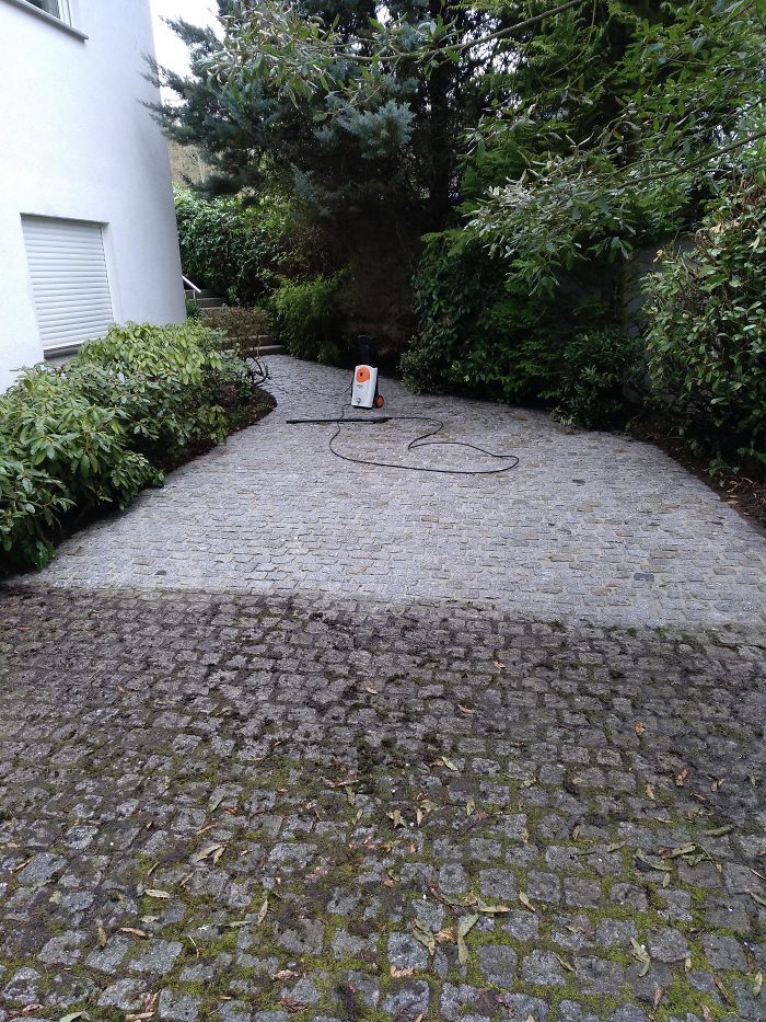 A Decade Of Moss And Dirt Removed