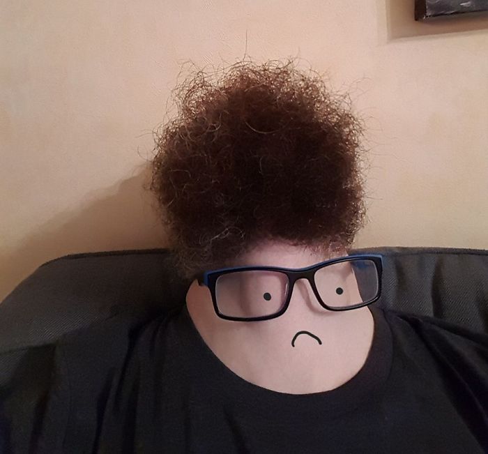 10+ Hilariously Disturbing Photos Of Bearded Men Looking Straight Up (Add Yours)