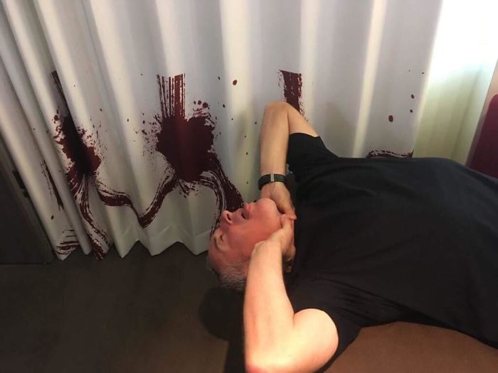 The Design Of These Curtains At A Hotel That My Parents Stayed At