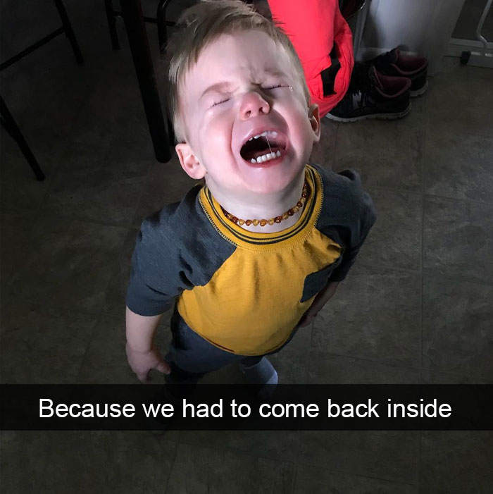 Because We Had To Come Back Inside