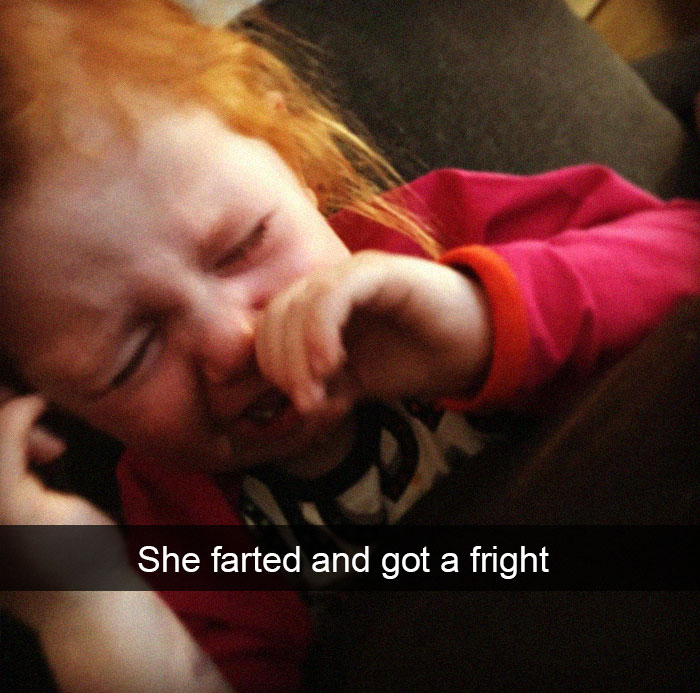 She Farted And Got A Fright
