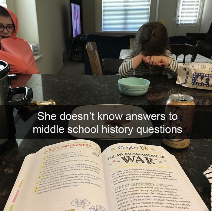 She Doesn’t Know Answers To Middle School History Questions