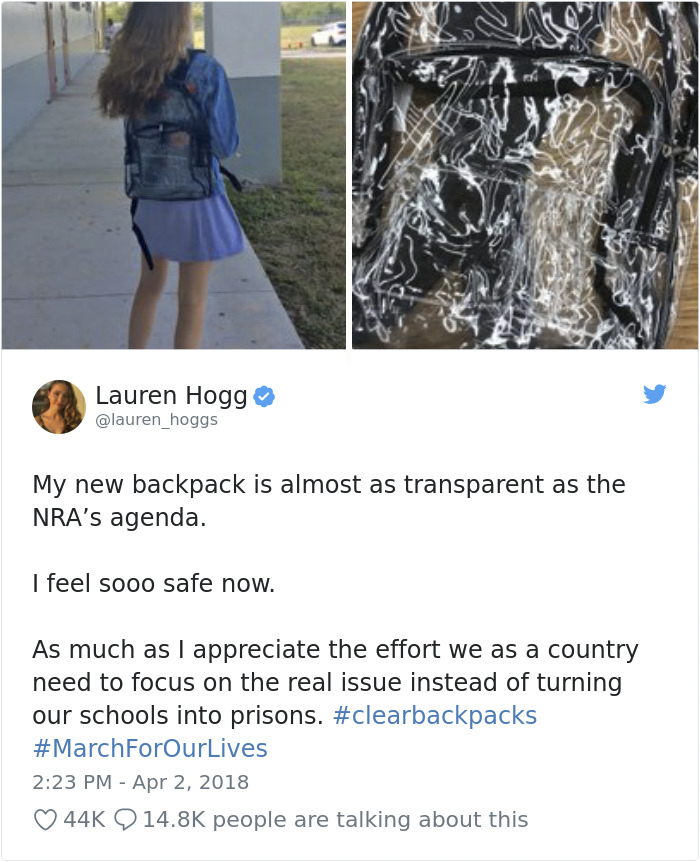 Transparent Backpacks Students Response
