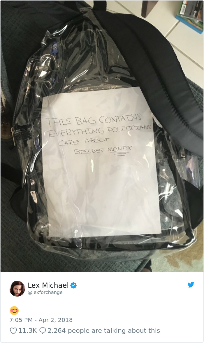 Transparent Backpacks Students Response